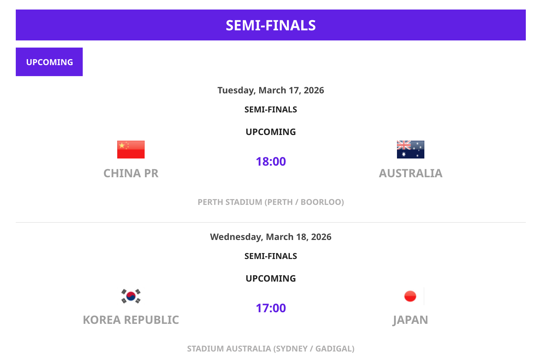 开云登录入口-女足亚洲杯半决赛:日韩相遇 中国女足对阵东道主澳大利亚